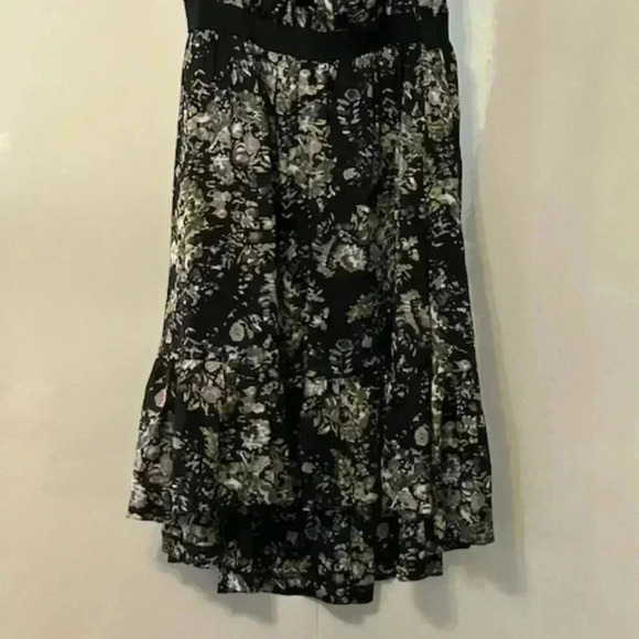 Kensie Floral Elastic  Waist High-Low Dress - Picture 9 of 12